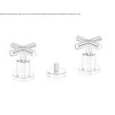 3-hole countertop bidet faucet Horodnia