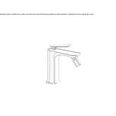 Countertop bidet tap with swivel spout Imatra