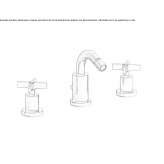 3-hole countertop bidet faucet Narvik
