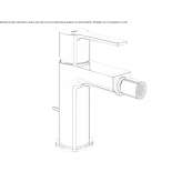 Bidet faucet with swivel spout Selby