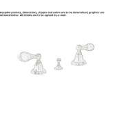 3-hole brass bidet faucet Priel