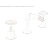 3-hole countertop bidet faucet Balli