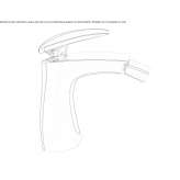 Countertop bidet tap with swivel spout Bayside