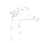 Countertop bidet tap with swivel spout Bayside