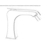 Countertop bidet tap with swivel spout Stoob