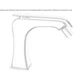 Countertop bidet tap with swivel spout Stoob