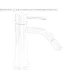 Countertop bidet faucet made of stainless steel Tekom