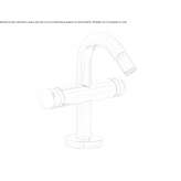 Countertop bidet tap with swivel spout Ziduri