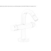 Countertop bidet tap with swivel spout Ziduri