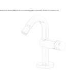 Countertop bidet tap with swivel spout Ziduri