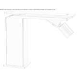 Countertop bidet faucet made of stainless steel Villabe