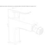 Single lever bidet faucet Erzurum