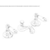 3-hole countertop bidet faucet Belin