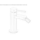 1-hole bidet faucet Kamyshla