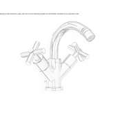 1-hole countertop bidet faucet Horodnia