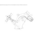 Countertop bidet faucet with 1 hole Urziceni