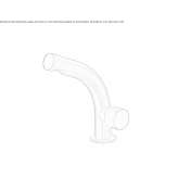 Countertop bidet faucet with one handle Pliska