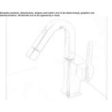 Countertop bidet faucet with one handle Victor