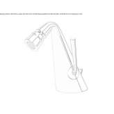 Chrome-plated brass bidet faucet with swivel spout Apold