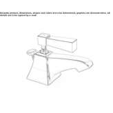 Bateria bidetowa nablatowa z 1 otworem Yabucoa