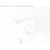 Stainless steel bidet faucet with swivel spout Reque