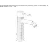 Countertop bidet faucet made of stainless steel Lubian