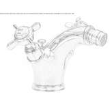 Countertop bidet tap with individual rosettes Teresin