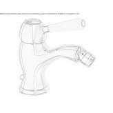 Single lever bidet faucet Wootton