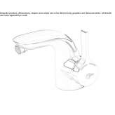 Countertop bidet faucet with one handle Dedham