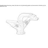 Chrome-plated brass bidet faucet with swivel spout Ballarat