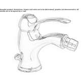 Single lever bidet faucet Gainesti