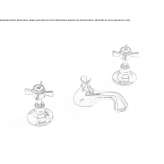 3-hole countertop bidet faucet Nerviano