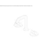 3-hole stainless steel bidet faucet with swivel spout Ovilla