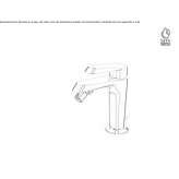 Single lever bidet faucet Triunfo