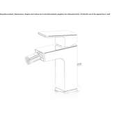 Countertop bidet tap with swivel spout Loiching