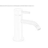 Single lever bidet faucet Sadowie