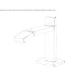 Bidet faucet in chrome-plated brass Duxbury