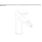 Countertop bidet faucet with one handle Lindas