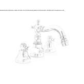 3-hole countertop bidet tap with swivel spout Mjaellby