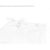 3-hole countertop bidet faucet without stopper Syrskoye