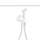 Single-handle wall-mounted bidet faucet with spray Kimmeria