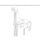 Steel bidet faucet with single handle and spray Bobowo