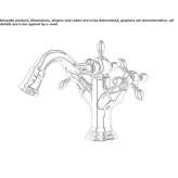 1-hole steel bidet faucet with swivel spout Nieszawa