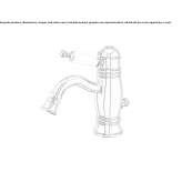 1-hole steel bidet faucet with swivel spout Altania
