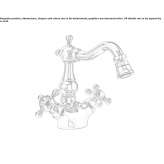 1-hole steel countertop bidet faucet Chiman