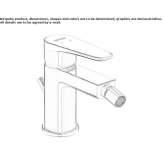 Single lever bidet faucet Jalisco