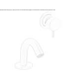 2-hole bidet faucet with aerator Topile
