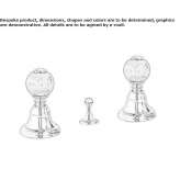 3-hole brass bidet faucet Hacipasa