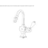 Brass bidet faucet with Swarovski® crystals Yutsa