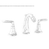 3-hole brass bidet faucet Yutsa